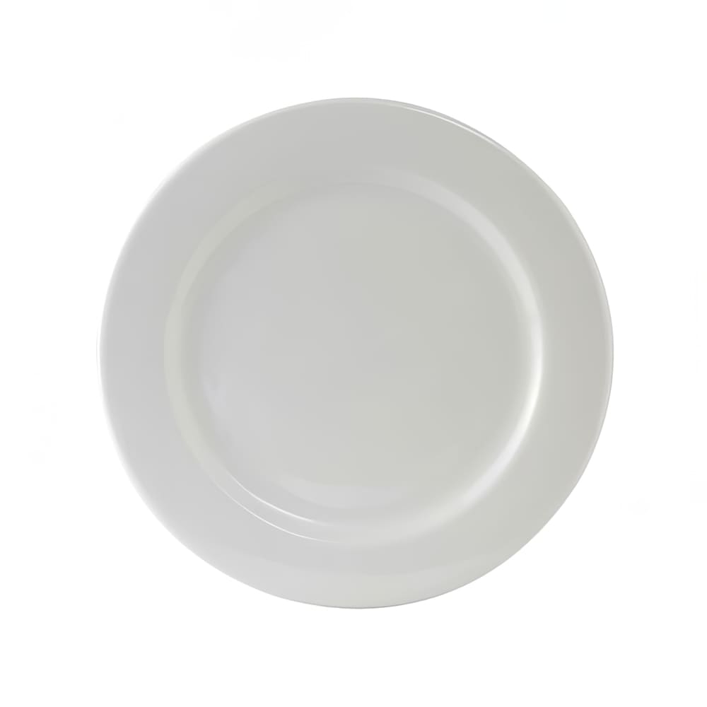 Tuxton ALA-120 12" Round Alaska Plate - Ceramic, Porcelain White