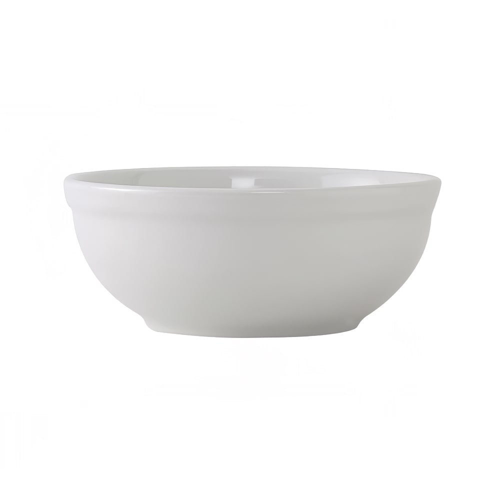 Tuxton ALB-1253 15 oz Round Alaska Nappie Bowl - Ceramic, White