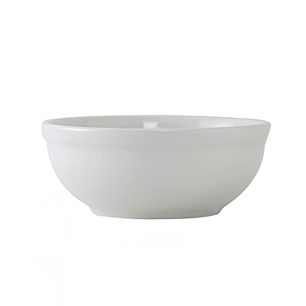 Tuxton ALB-1503 17 oz Round Alaska Nappie Bowl - Ceramic, White