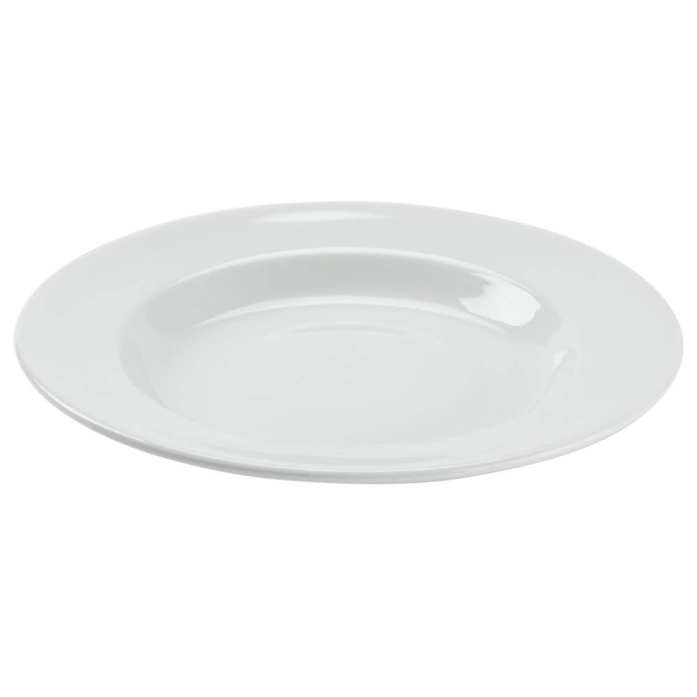 Tuxton ALD-120 18 1/2 oz Round Alaska Pasta Bowl - Ceramic, Porcelain White