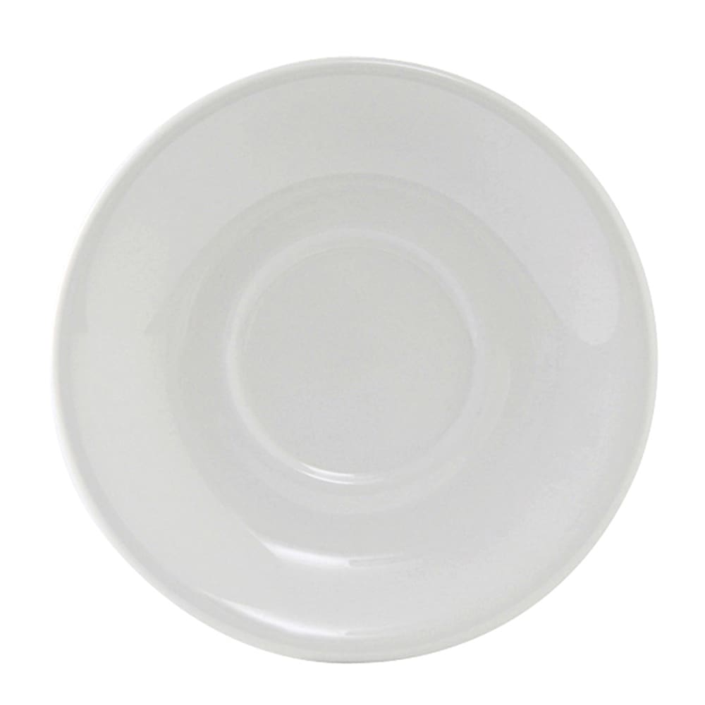Tuxton ALE-060 6" Round Alaska Saucer - Ceramic, Porcelain White
