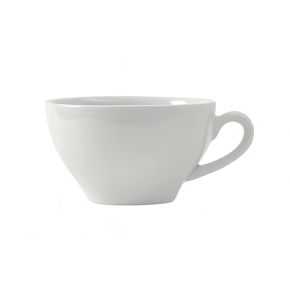 Tuxton ALF-080B 8 oz Alaska/Colorado Euro Cup - China, Porcelain White