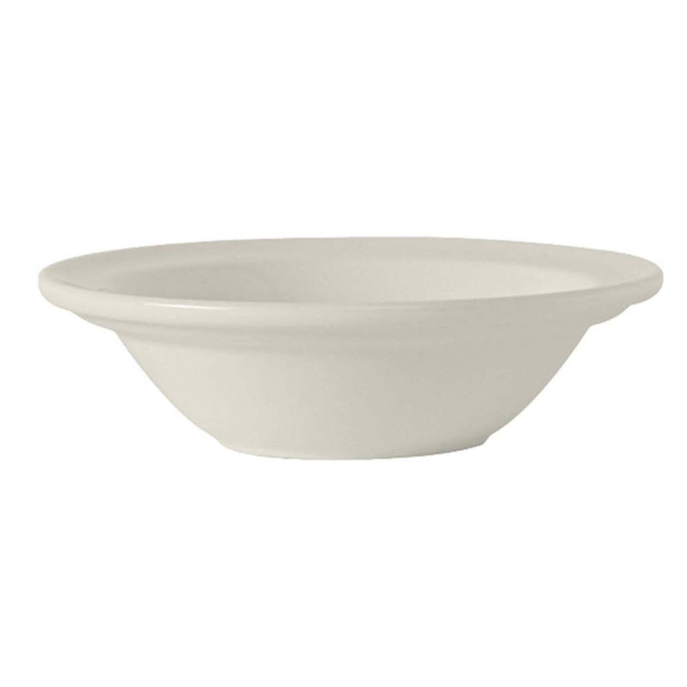 Tuxton AMU-060 4 1/2 oz Round Modena Fruit Dish - Ceramic, Pearl White