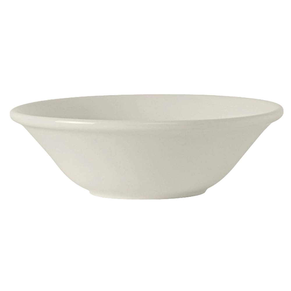 Tuxton AMU-061 16 oz Round Modena Grapefruit Bowl - Ceramic, Pearl White