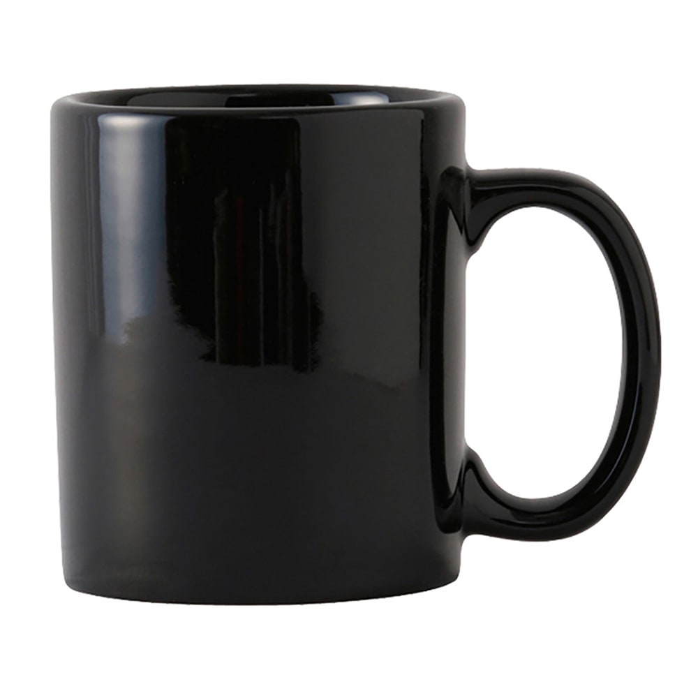 Tuxton BBM-1202 12 oz Mug - Ceramic, Black