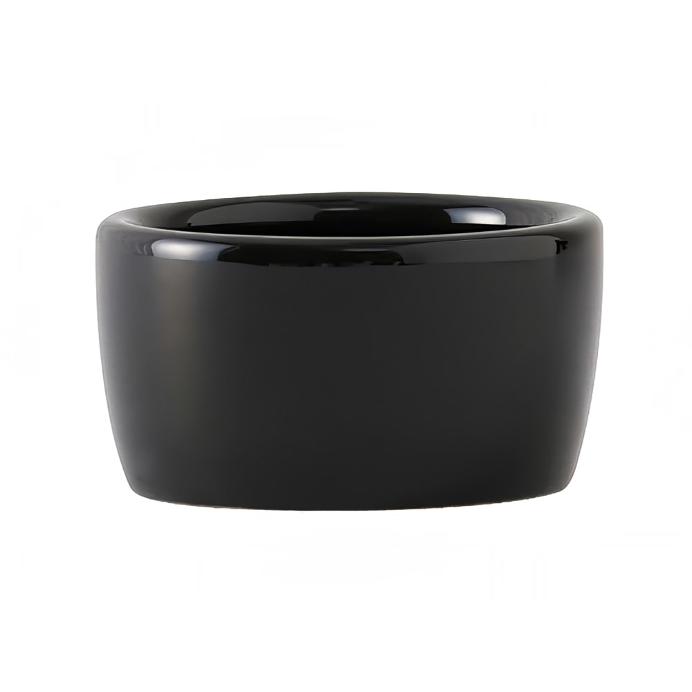 Tuxton BBX-0203 2 oz Pipkin Ramekin - Ceramic, Black