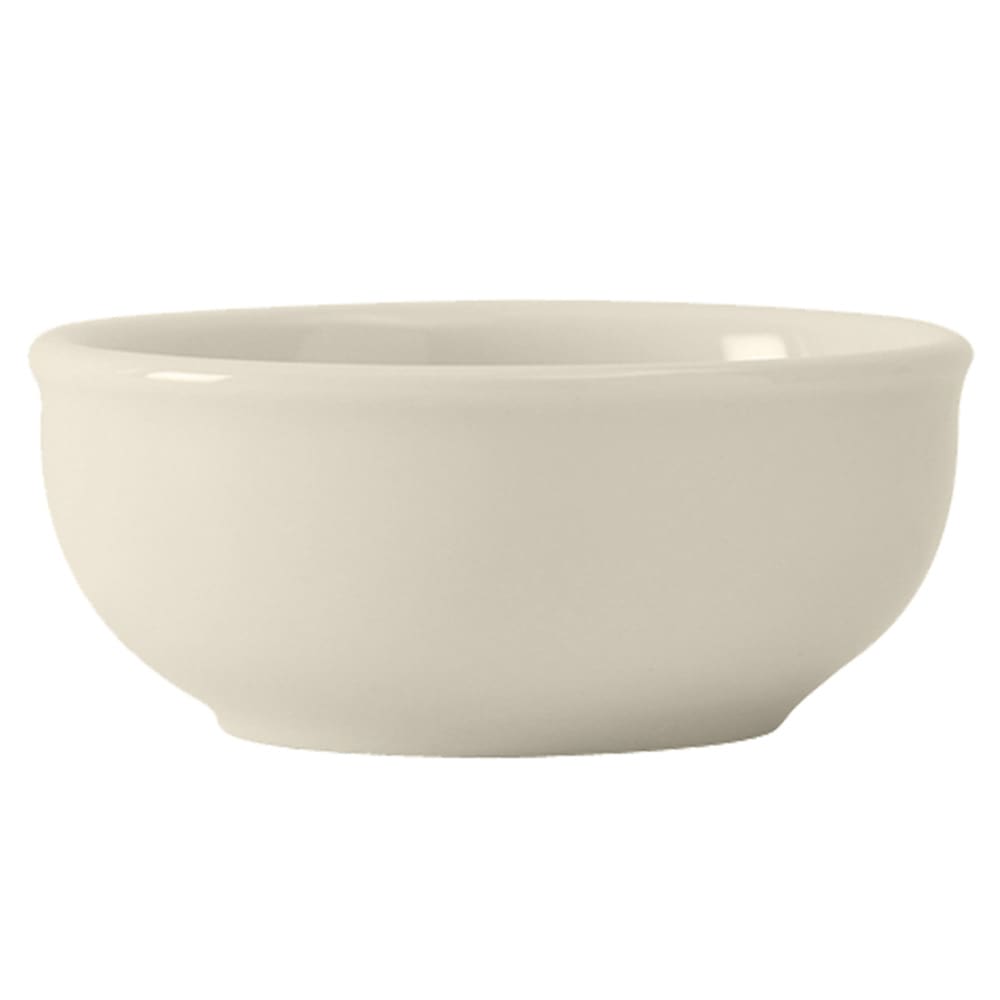 Tuxton BEB-050E 5 oz Sauce/Salsa Dish - Ceramic, American White