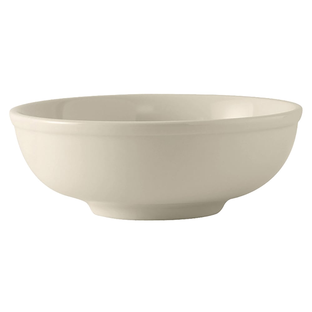 Tuxton BEB-3503 35 oz Round DuraTux®© Menudo/Salad Bowl - Ceramic, American White/Eggshell