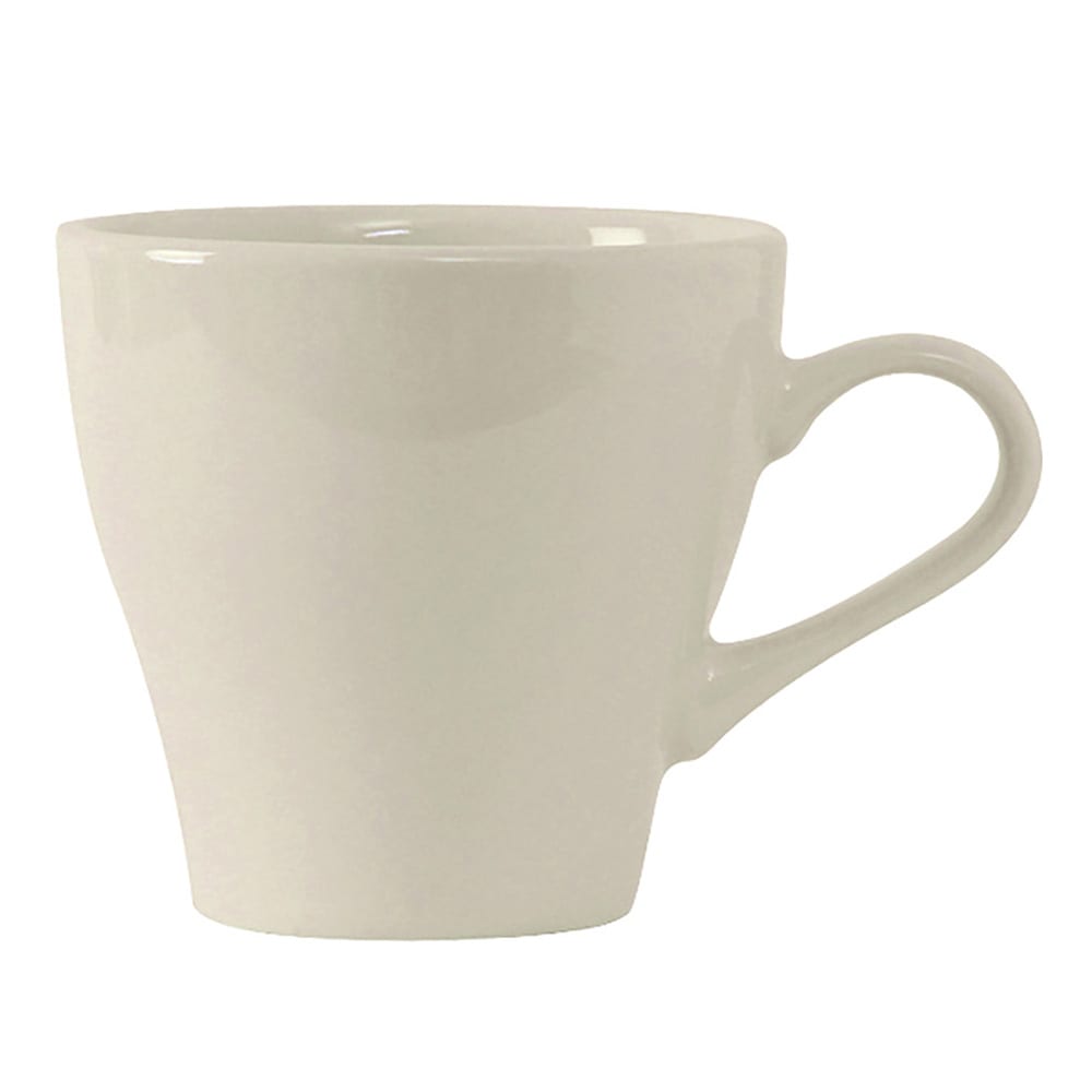 Tuxton BEF-1208 12 oz Europa Cappuccino Cup - Ceramic, American White
