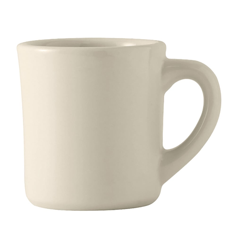 Tuxton BEM-0802 9 oz Old Time Mug - Ceramic, American White