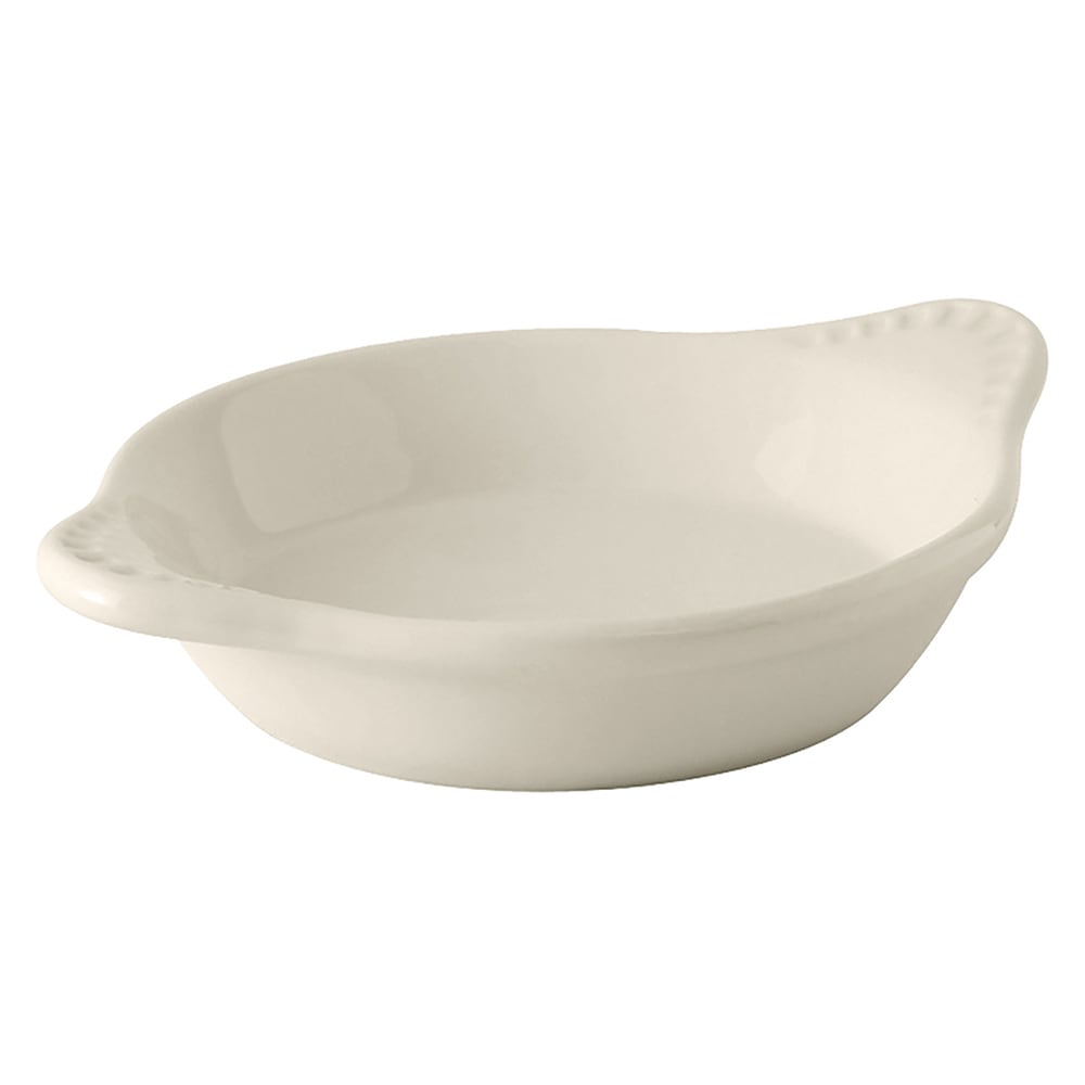 Tuxton BEN-1202 15 oz. DuraTux®© Shirred Egg Dish - Ceramic, American White/Eggshell