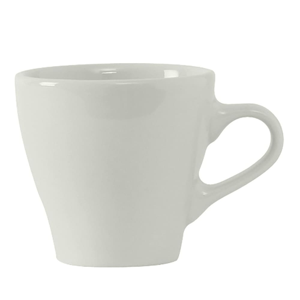 Tuxton BPF-0308 3 oz Europa Cappuccino Cup - China, Porcelain White