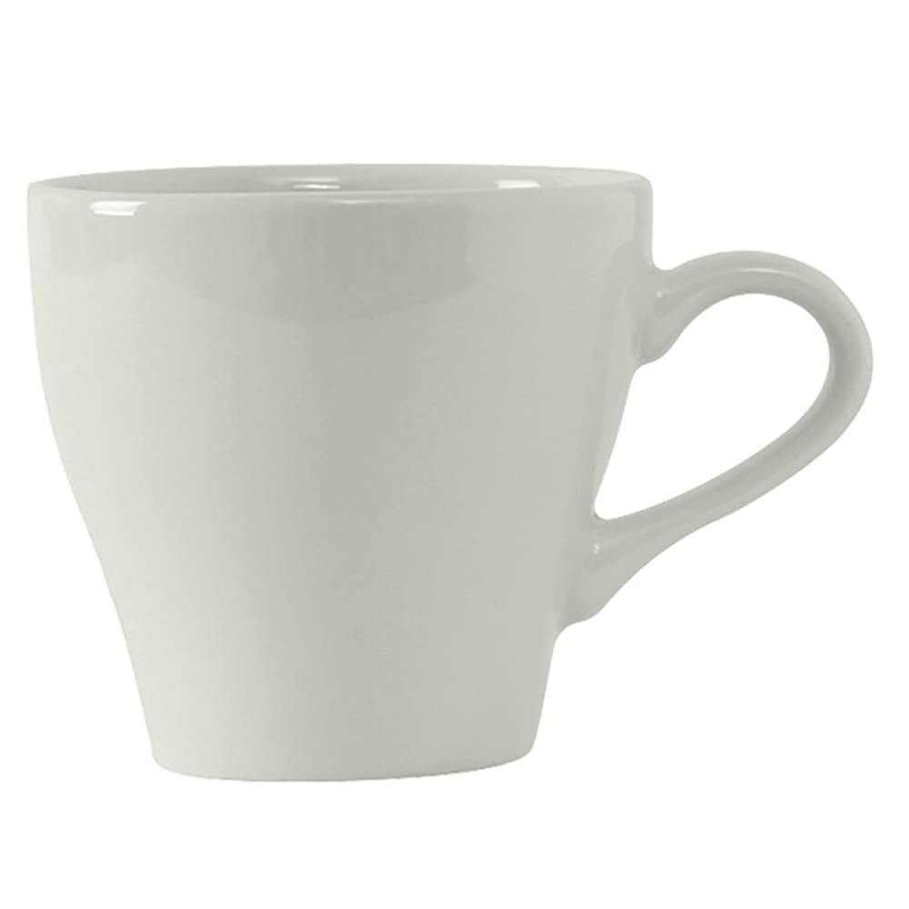 Tuxton BPF-0808 8 oz Europa Cappuccino Cup - China, Porcelain White