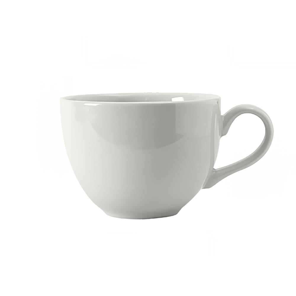 Tuxton BPF-1201 12 oz DuraTux®© Cappuccino Cup - China, Porcelain White