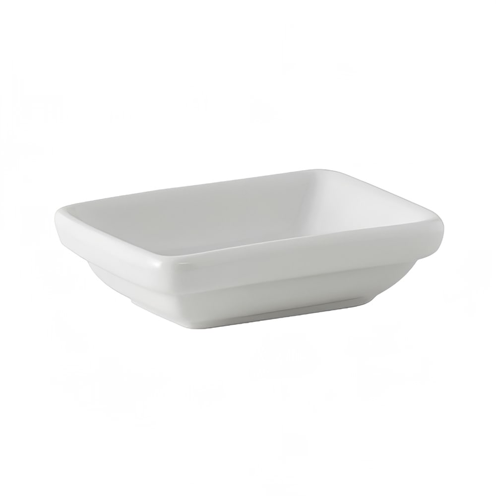 Tuxton BPZ-033B 2 oz Sauce Dish - Ceramic, Porcelain White