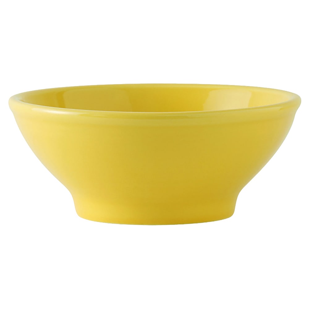 Tuxton BSB-2508 25 oz Round Concentrix®© Menudo/Salad Bowl - Ceramic, Saffron