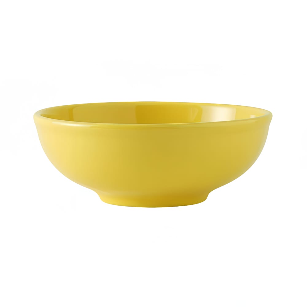 Tuxton BSB-3503 35 oz Round Concentrix®© Menudo/Salad Bowl - Ceramic, Saffron