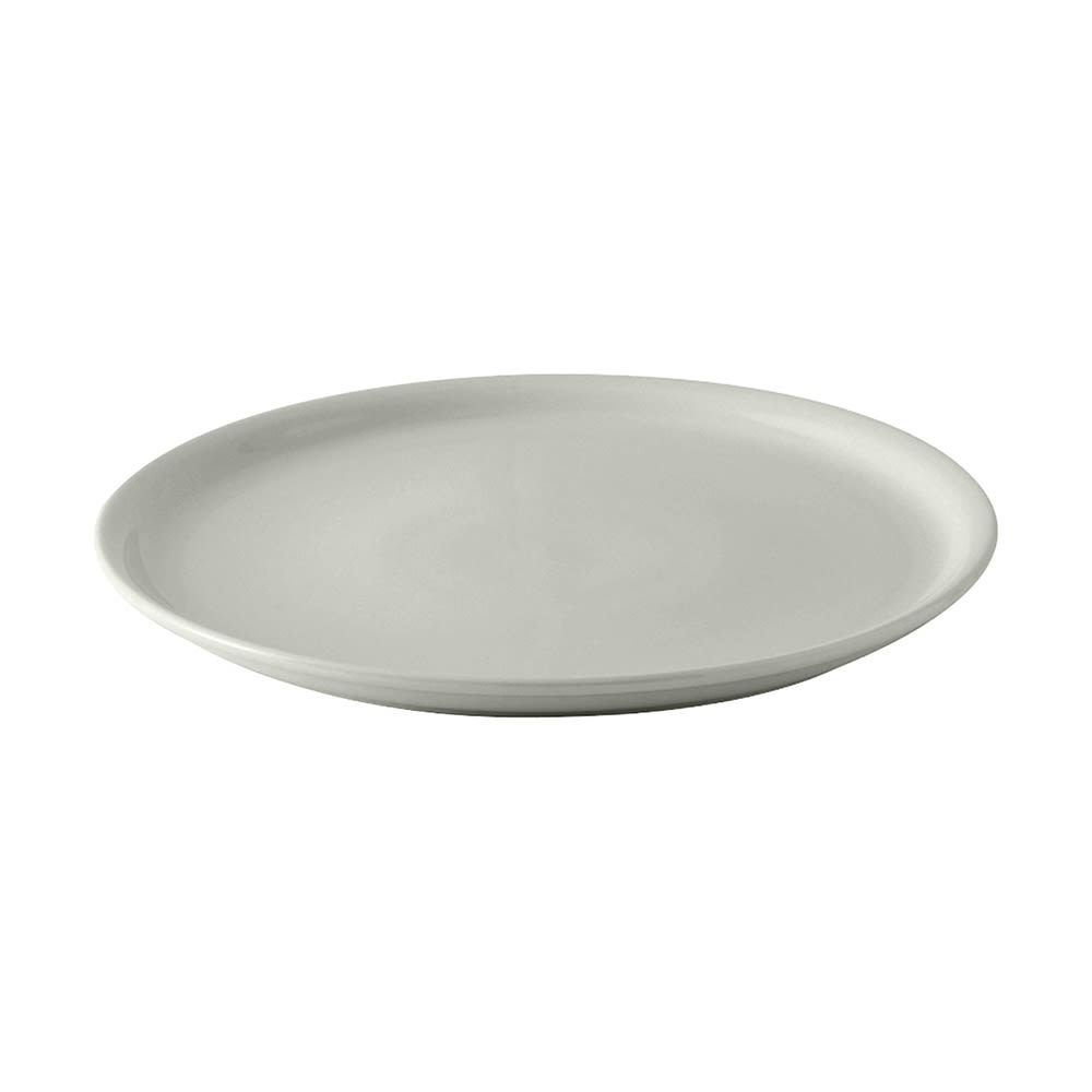 Tuxton BWA-1311 13 1/8" Round Concentrix®© Pizza Plate - Ceramic, White