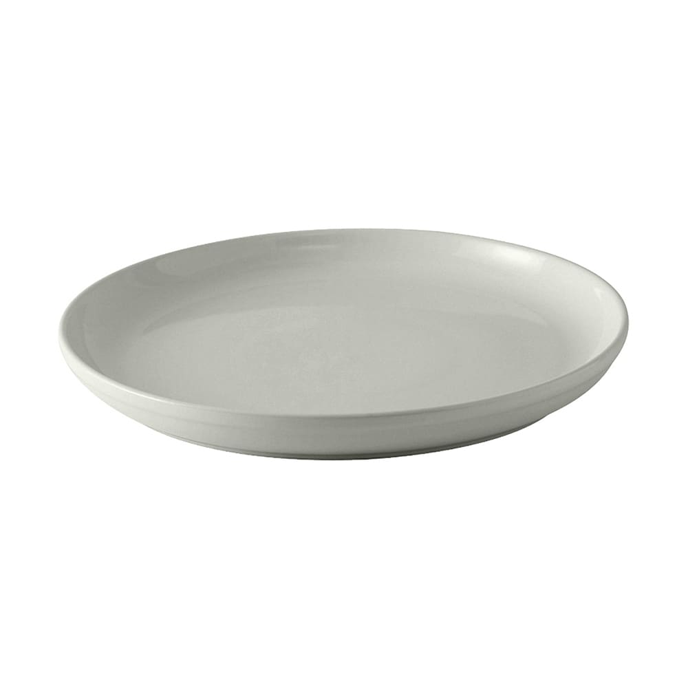 Tuxton BWA-1315 13 1/8" Round Concentrix®© Pizza/Serving Plate - Ceramic, White