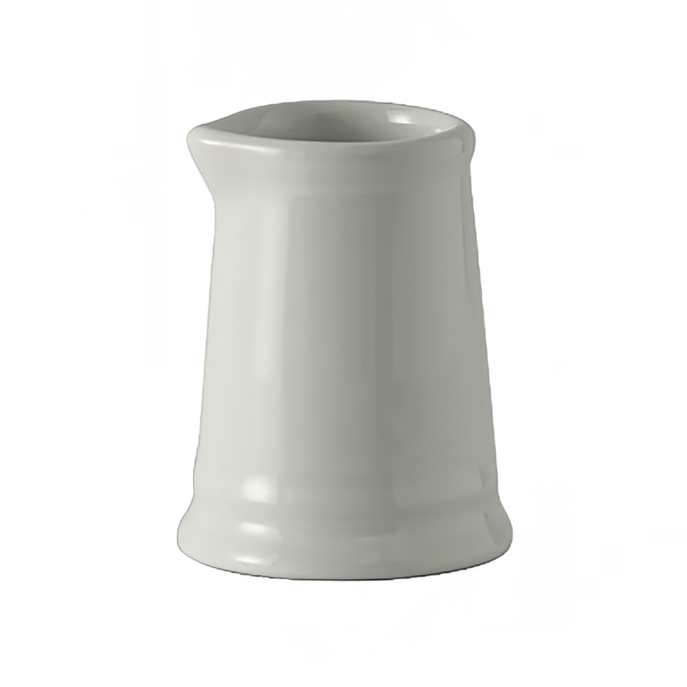 Tuxton BWR-0351 3 1/2 oz DuraTux® Creamer - Ceramic, White