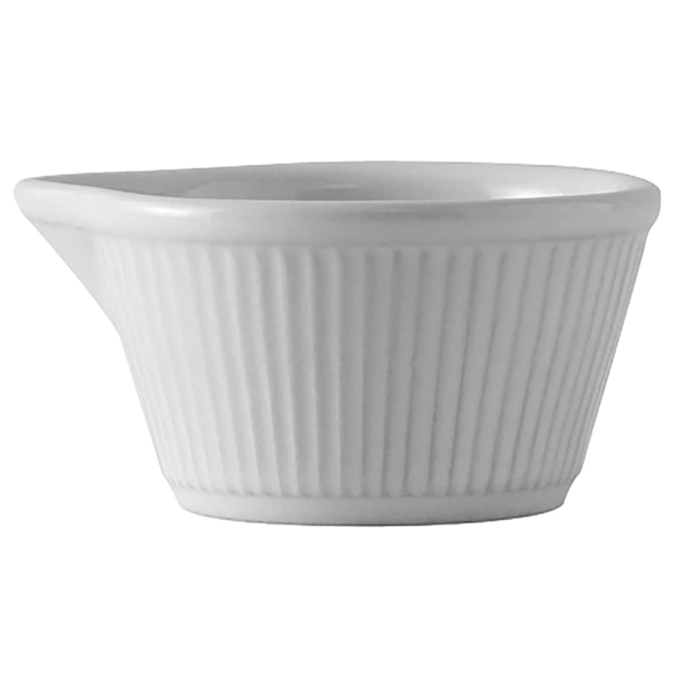 Tuxton BWX-0408 4 oz DuraTux®© Ramekin - Ceramic, White