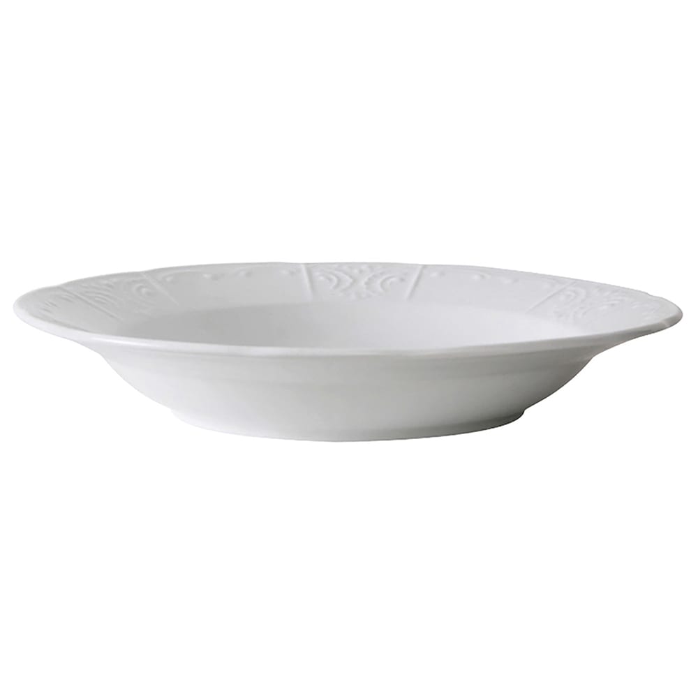 Tuxton CHD-091 8 1/2 oz Round Chicago Soup Bowl - China, Porcelain White
