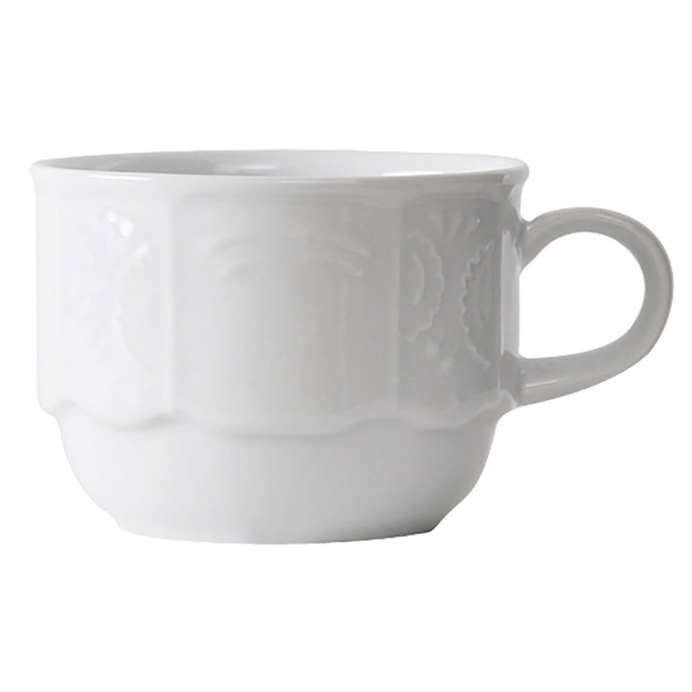 Tuxton CHF-060 6 oz Chicago Cup - China, Porcelain White
