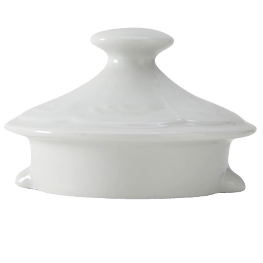 Tuxton CHT-170L Replacement Lid for CHT-170 Coffee/Tea Pot - China, Porcelain White