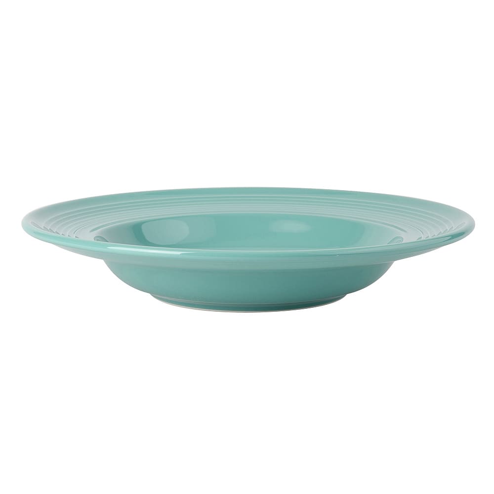 Tuxton CID-120 24 1/2 oz Round Pasta Bowl - China, Island Blue