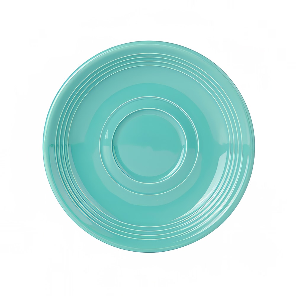 Tuxton CIE-060 6" Round Saucer - China, Island Blue