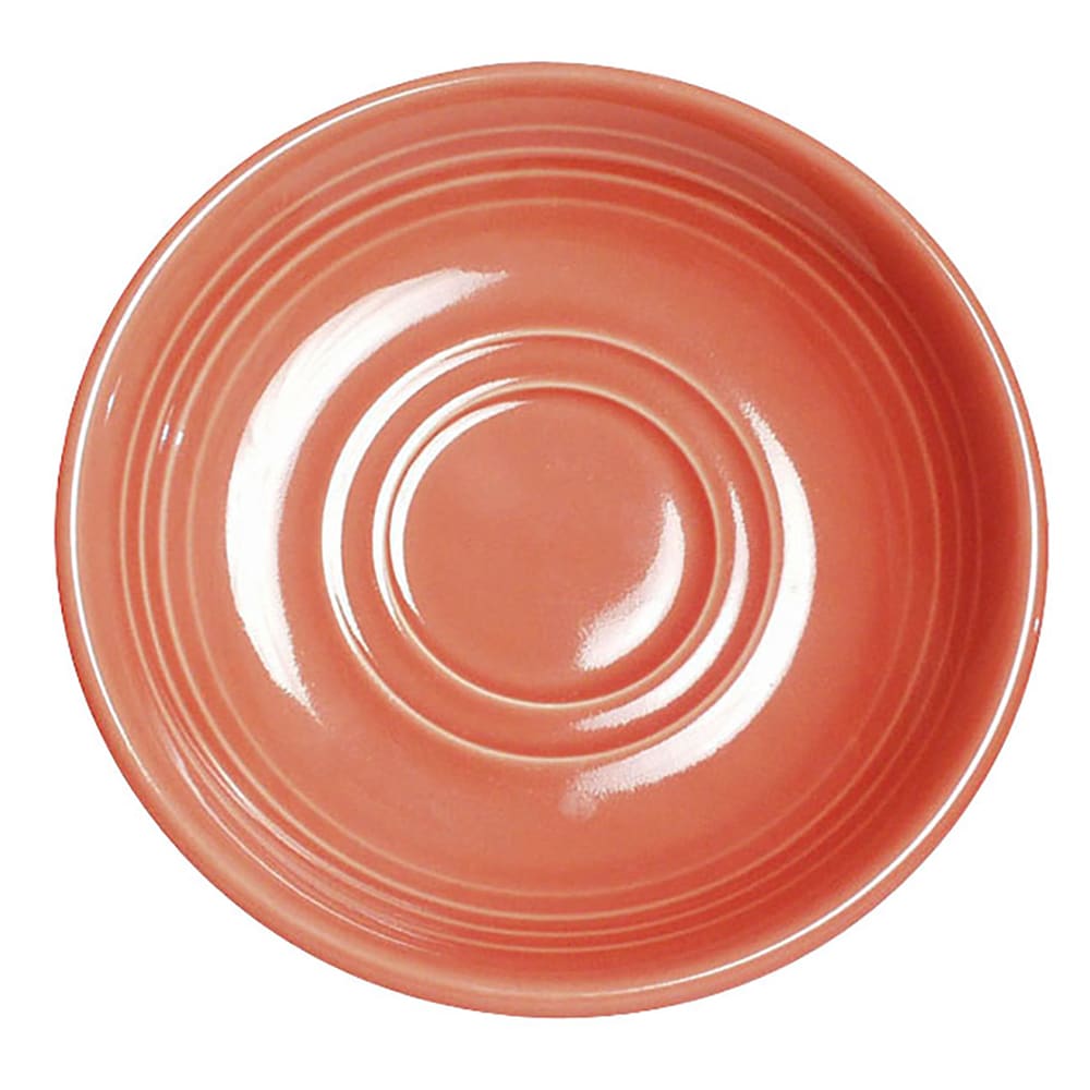 Tuxton CNE-060 6" Round Concentrix®© Saucer - Ceramic, Cinnebar