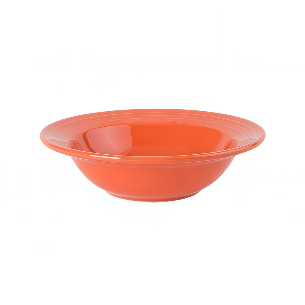 Tuxton CPD-066 9 oz Round Grapefruit Bowl - China, Papaya