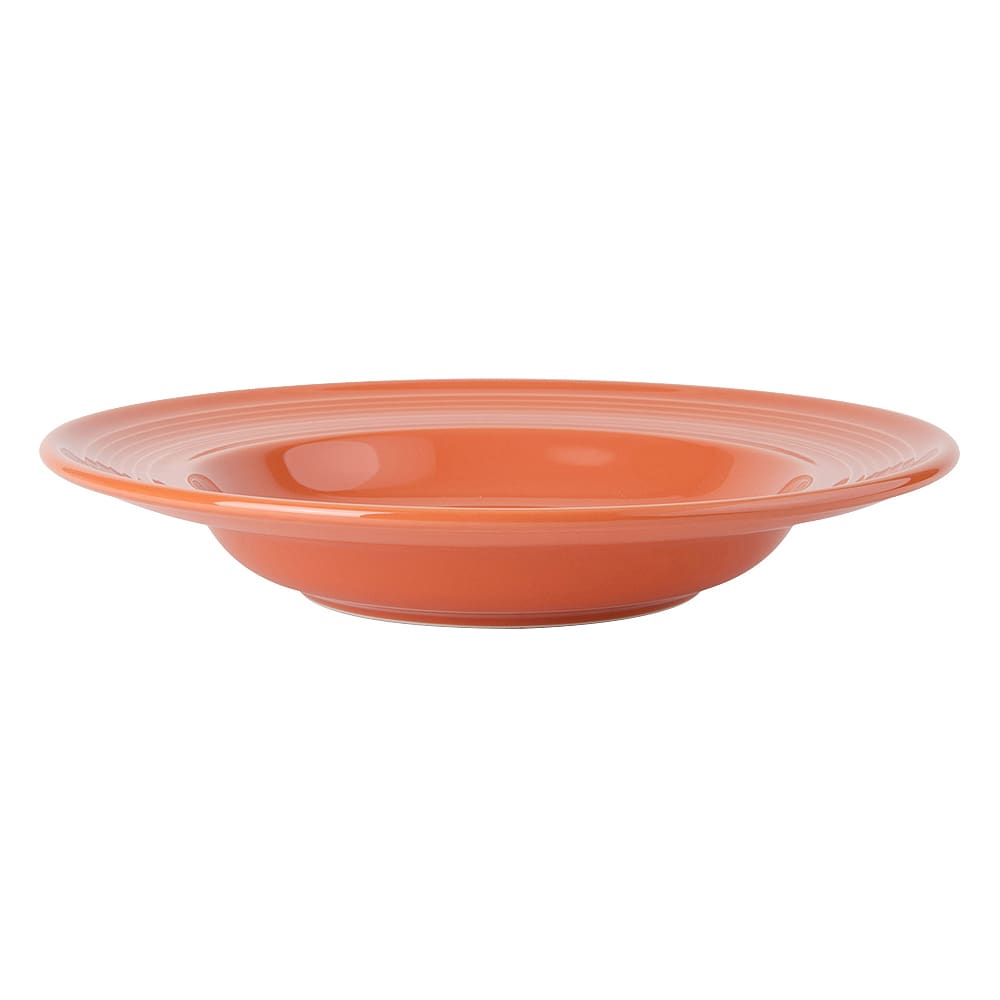 Tuxton CPD-120 24 1/2 oz Round Pasta Bowl - China, Papaya