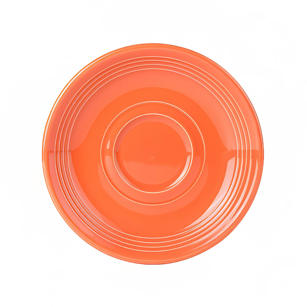 Tuxton CPE-060 6" Round Saucer - China, Papaya