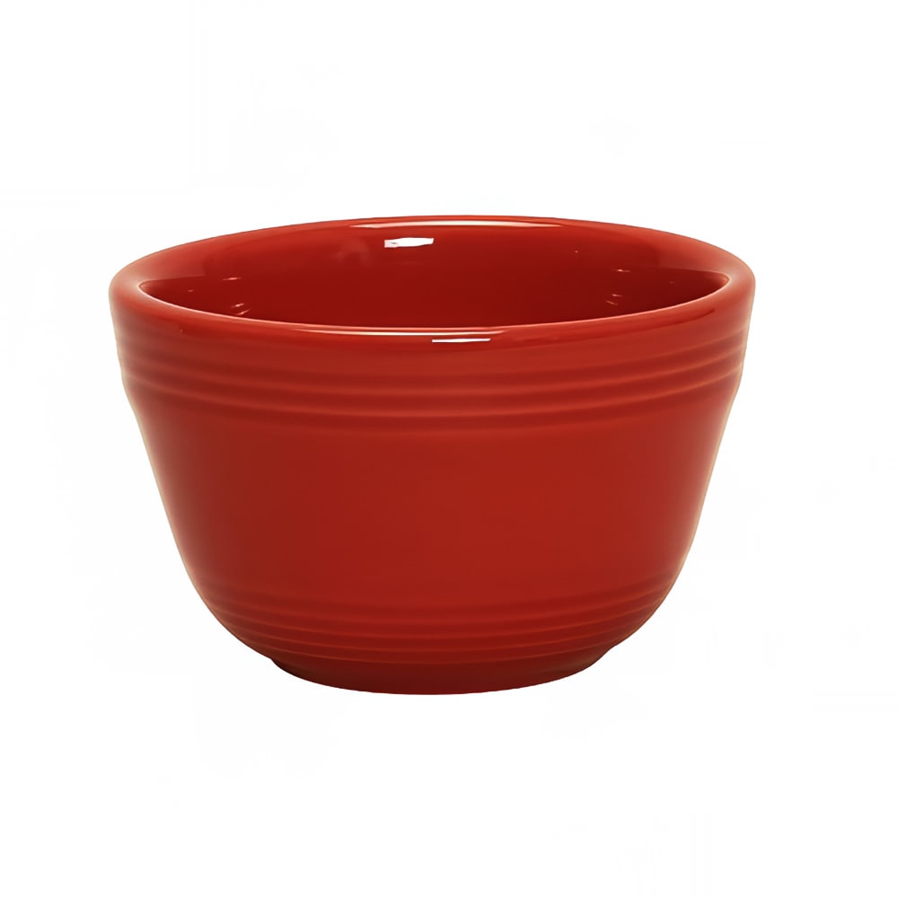 Tuxton CQB-0752 7 1/2 oz Round Concentrix Bouillon Bowl - Ceramic, Cayenne