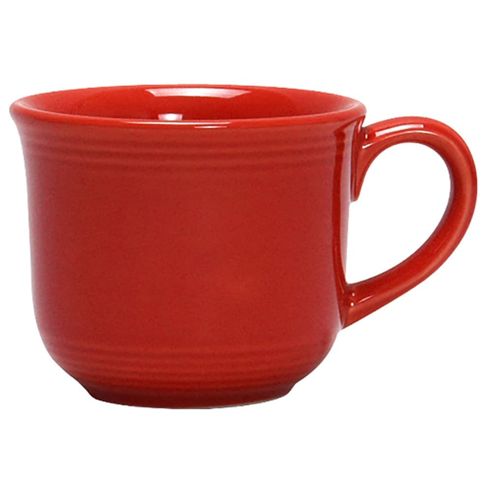 Tuxton CQF-0702 8 oz Concentrix®© Cup - Ceramic, Cayenne