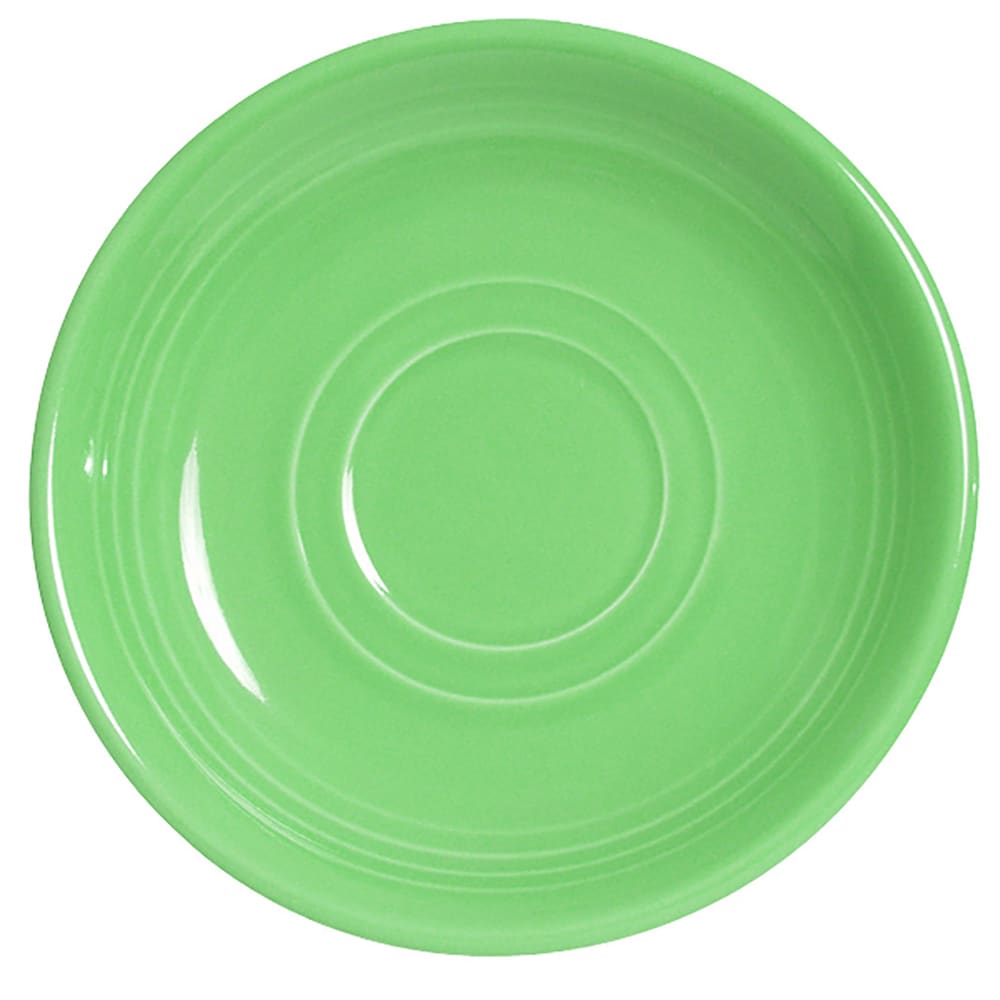 Tuxton CTE-060 6" Round Concentrix®© Saucer - Ceramic, Cilantro