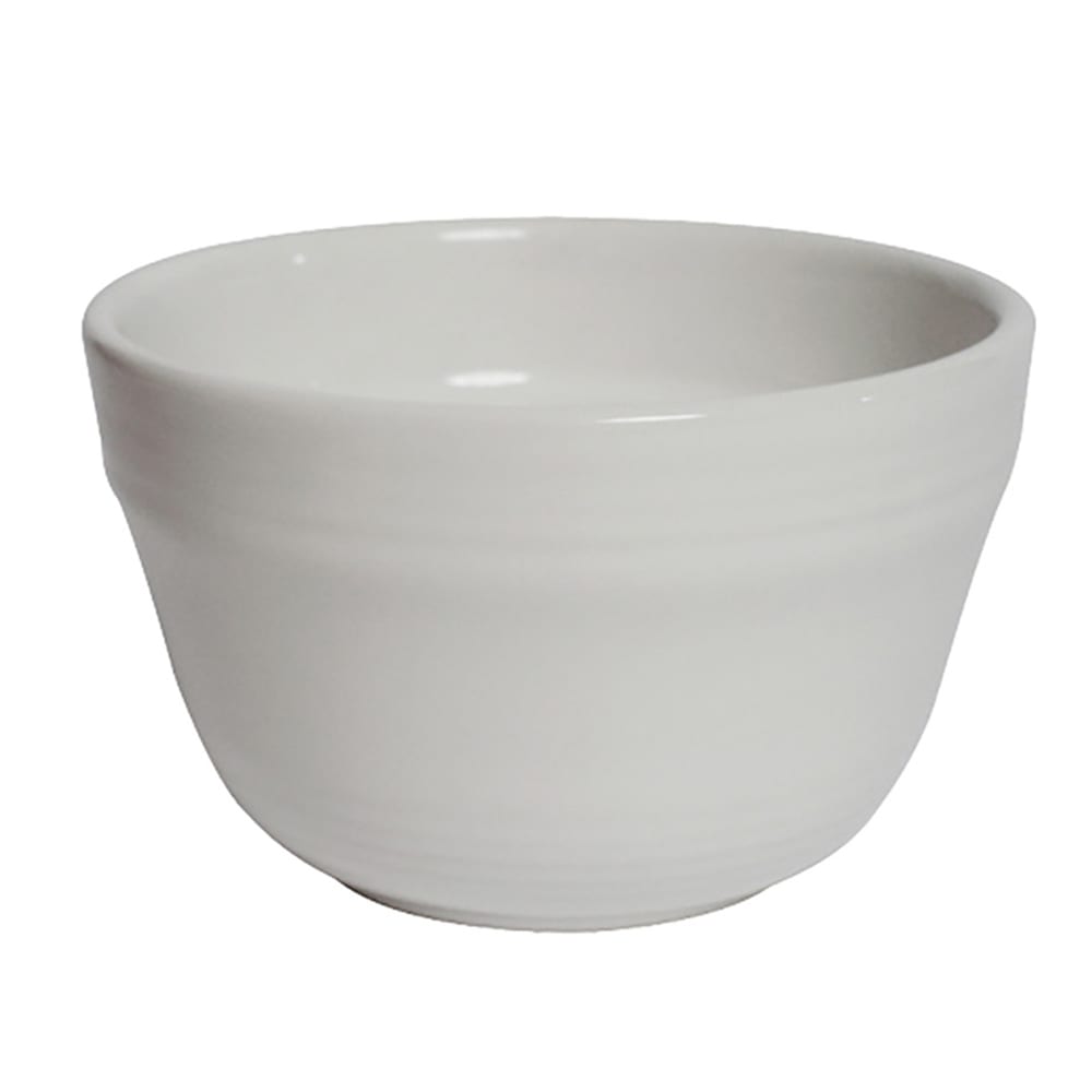 Tuxton CWB-0752 7 1/2 oz Round Concentrix®© Bouillon Bowl - Ceramic, White