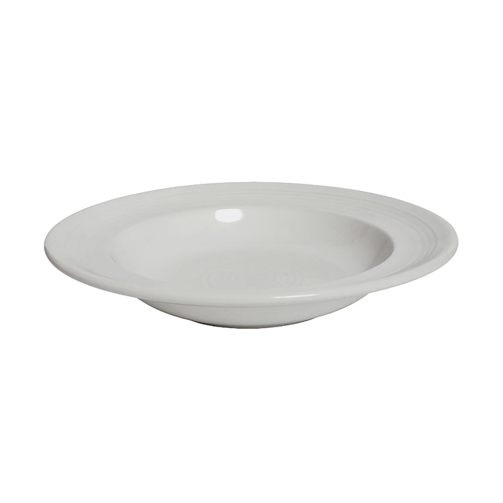 Tuxton CWD-090 12 oz Round Concentrix®© Soup Bowl - Ceramic, White