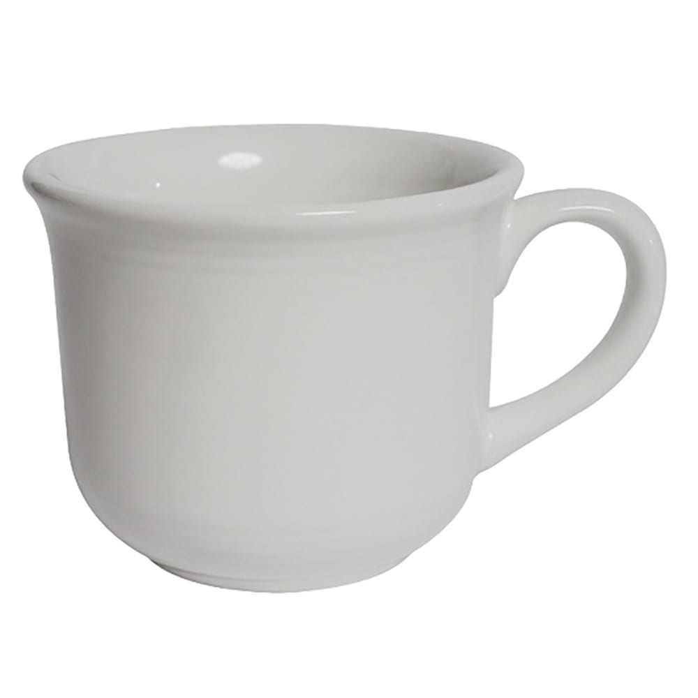Tuxton CWF-0702 8 oz Concentrix®© Cup - Ceramic, White