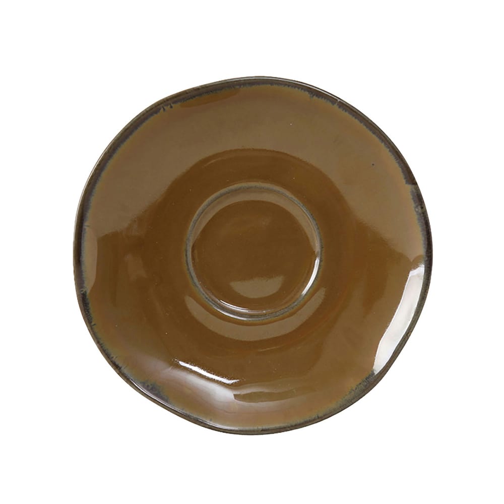 Tuxton GAJ-084 6 3/8" Round Ceramic Saucer - Mojave
