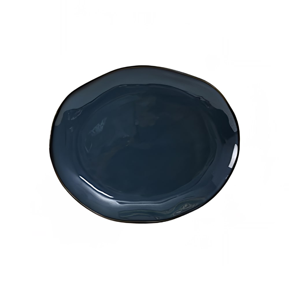 Tuxton GAN-023 11" x 13 1/4" Oval Platter - Ceramic, Night Sky