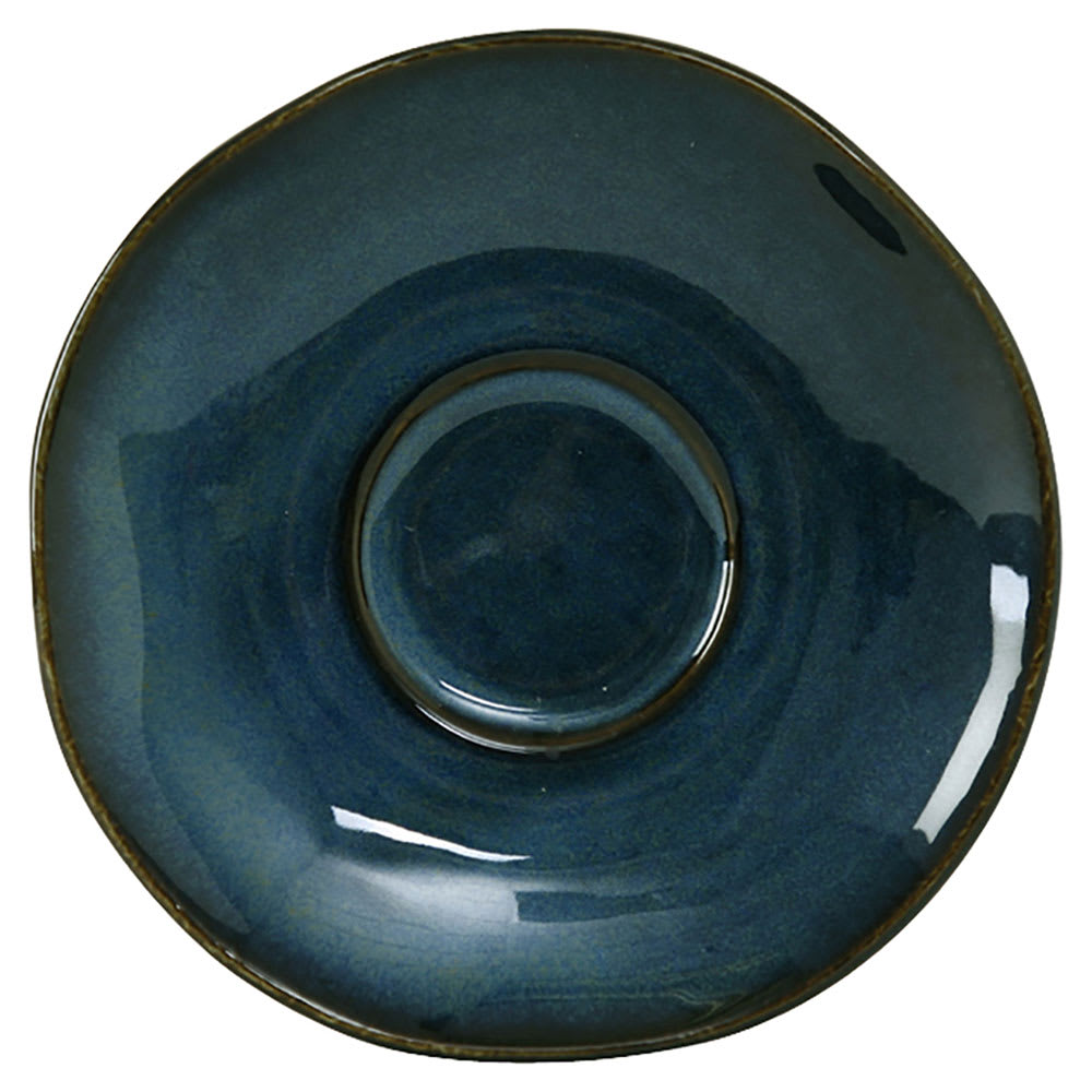 Tuxton GAN-084 6 3/8" Round Ceramic Saucer - Night Sky