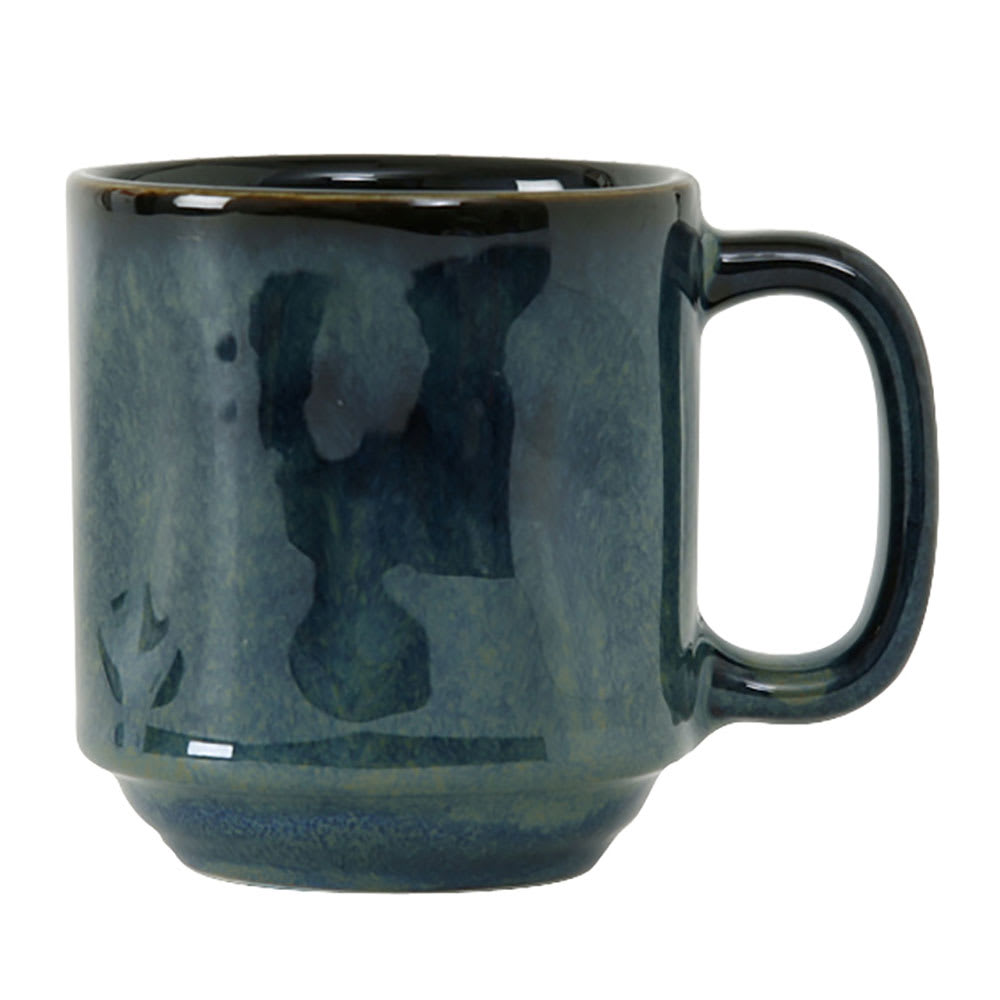 Tuxton GAN-150 12 oz Ceramic Yukon Mug - Night Sky