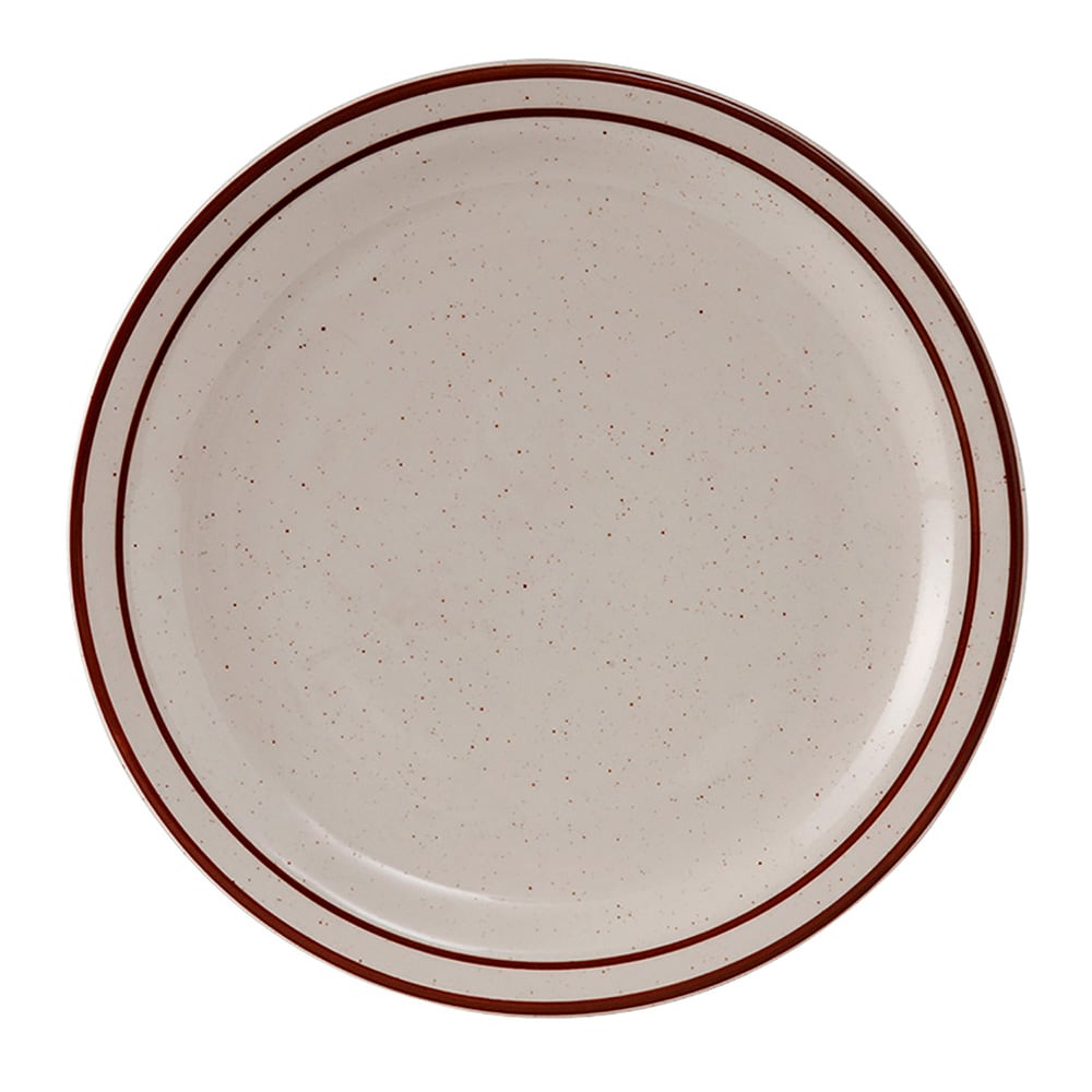 Tuxton TBS-007 7 1/4" Round Bahamas Plate - Ceramic, American White