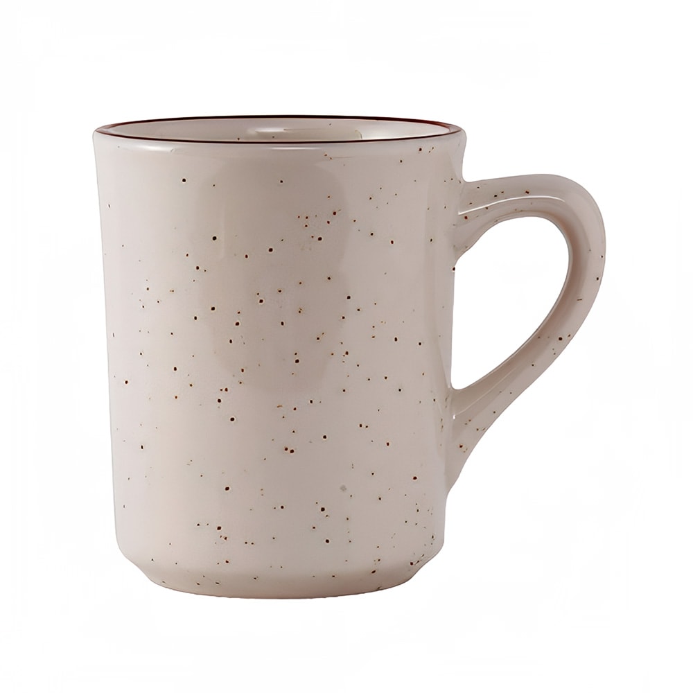 Tuxton TBS-017 8 oz Bahamas Tiara Mug - Ceramic, American White