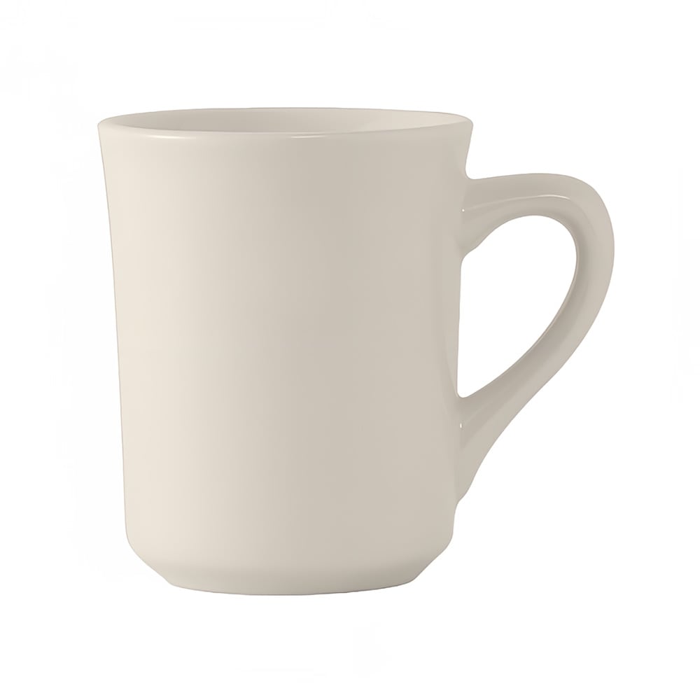 Tuxton TRE-017 8 oz Reno/Nevada Tiara Mug - Ceramic, American White