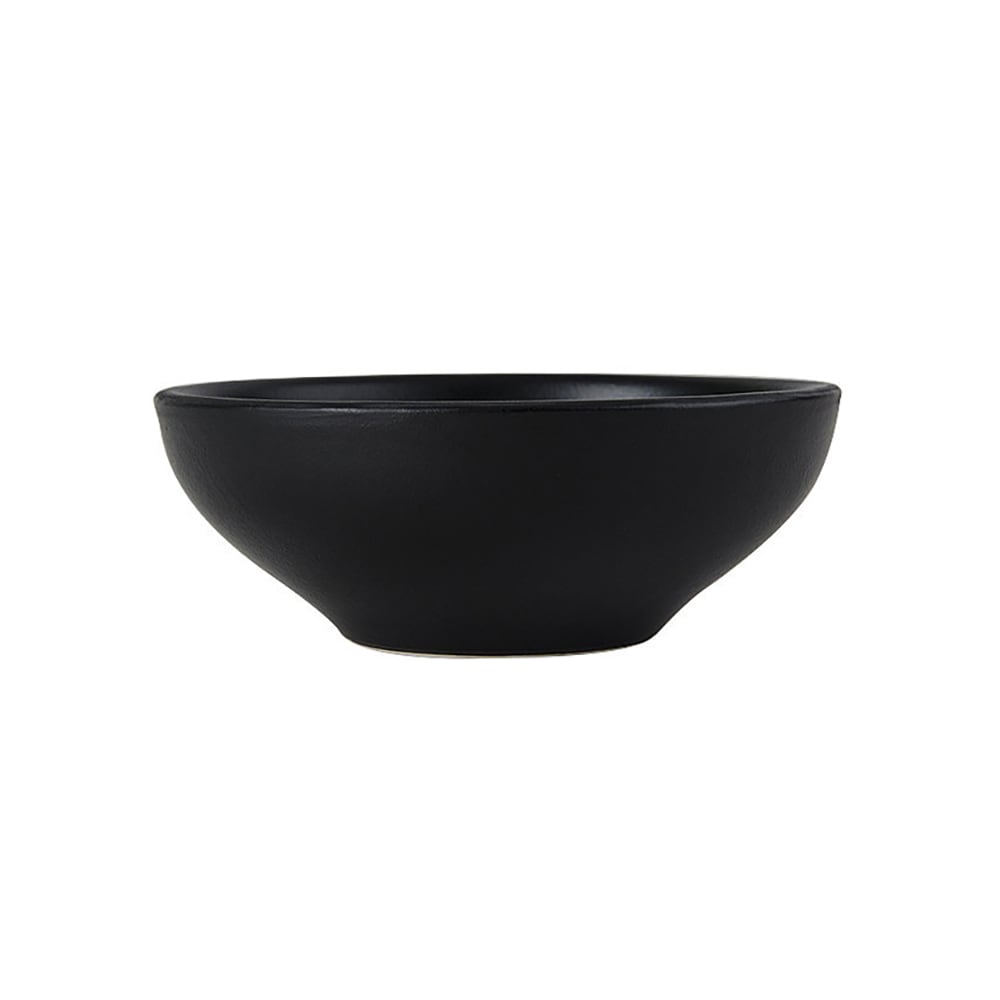 Tuxton VBB-150A 15 oz Round Zion Soup/Salad Bowl - Porcelain, Black