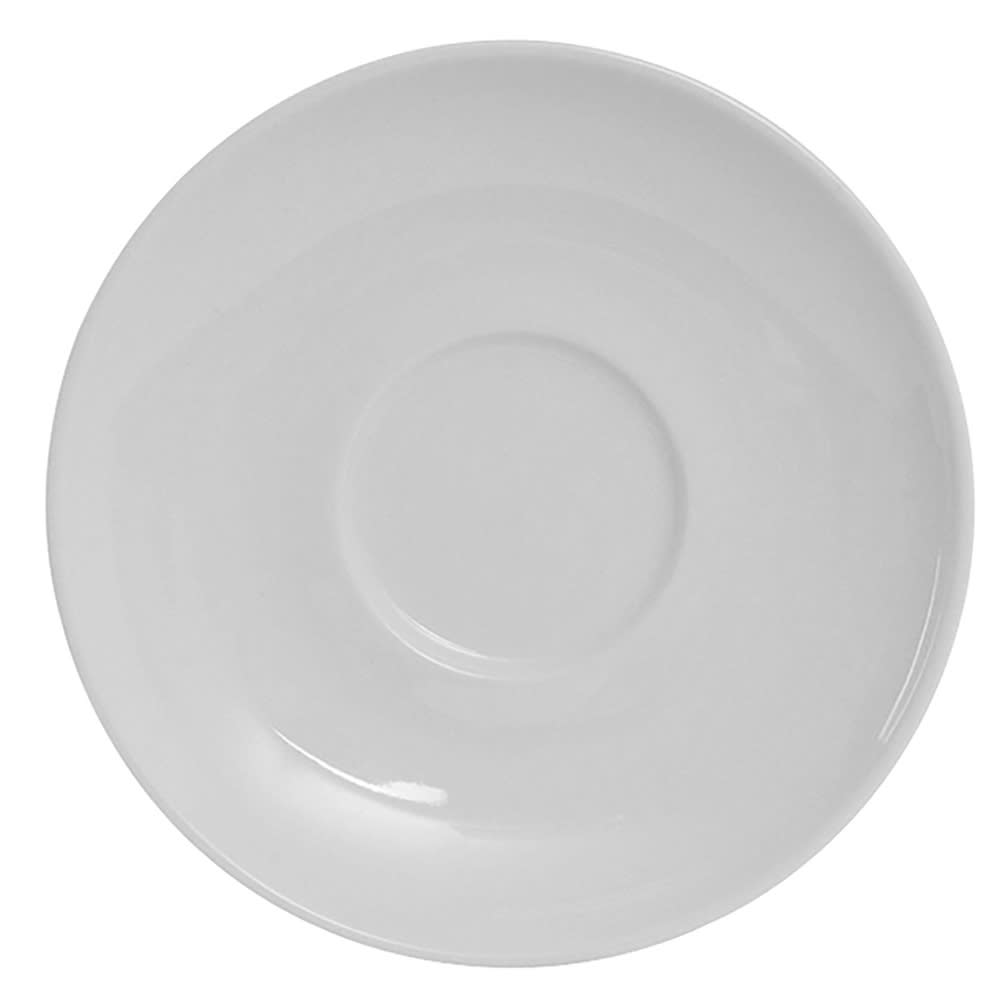 Tuxton VPE-064 6 1/2" Round Florence Saucer - China, Porcelain White