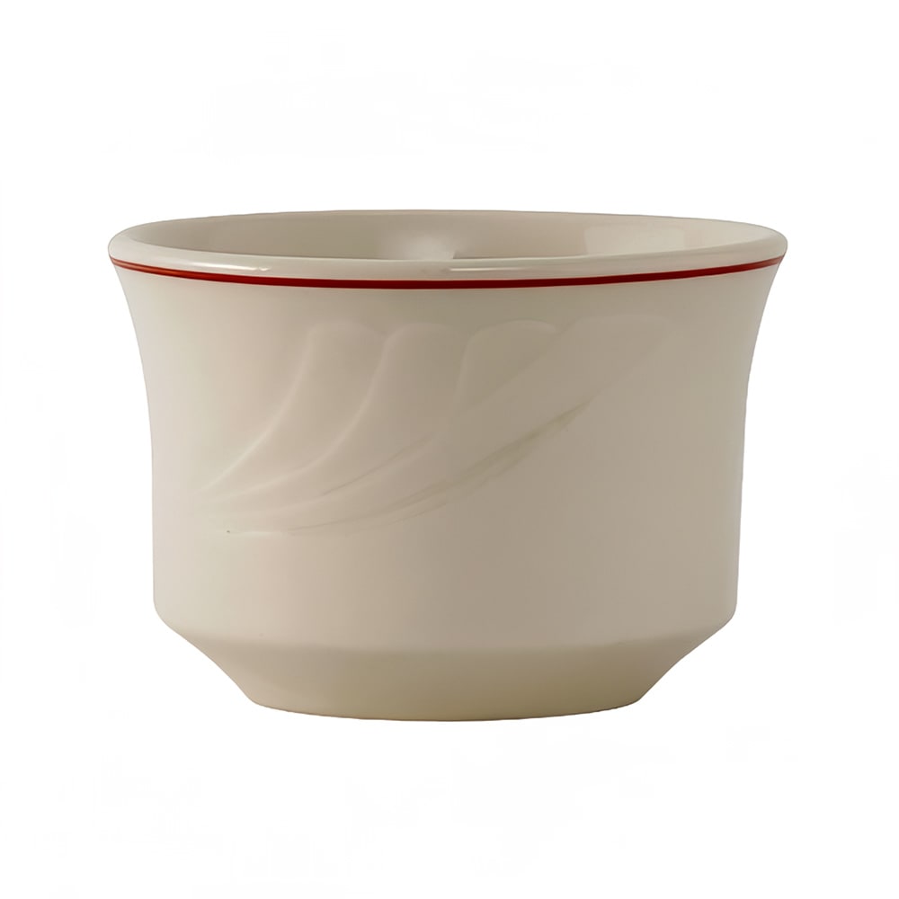 Tuxton YBB-0752 7 oz Round Monterey Bouillon Bowl - Ceramic, Eggshell